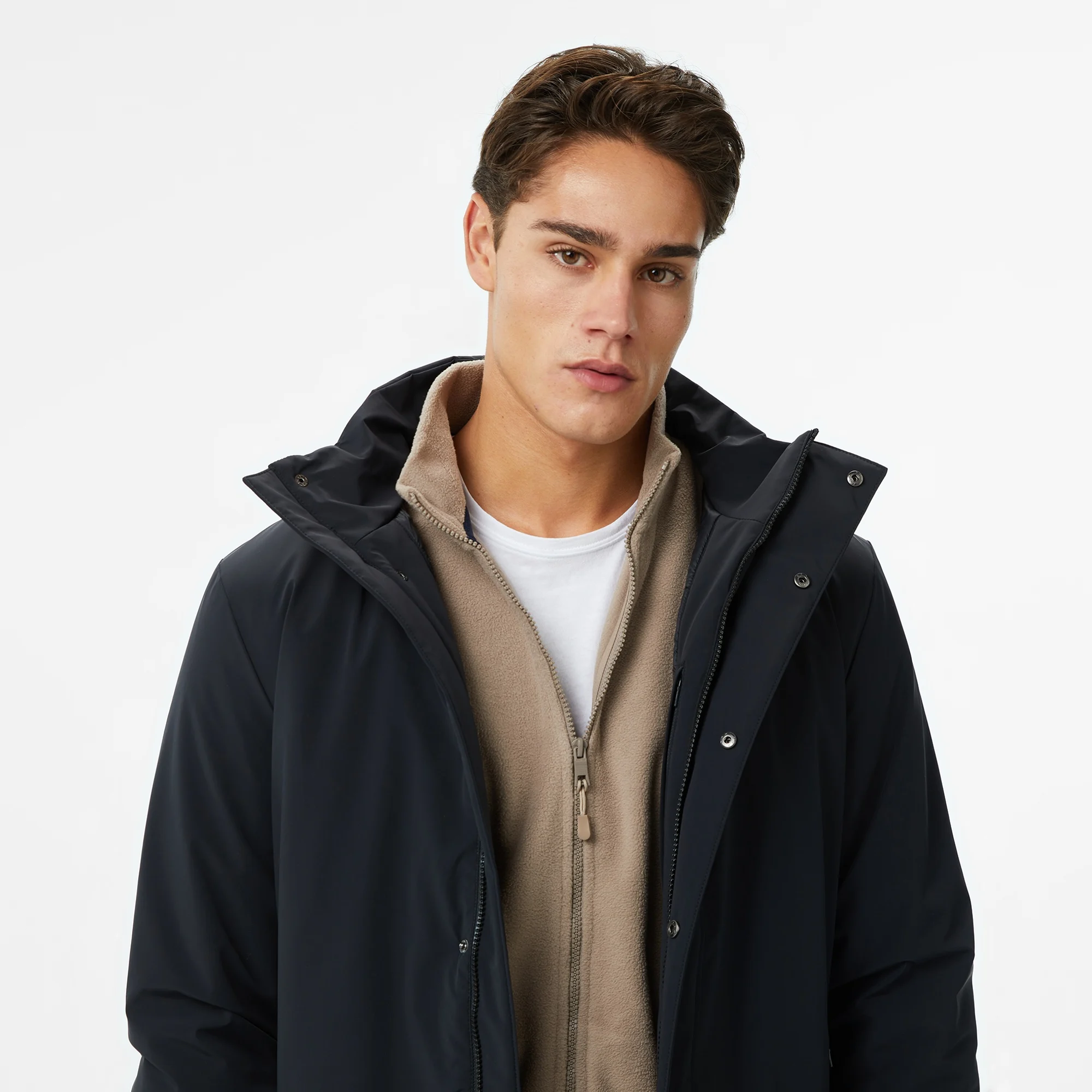 Nautica Erkek Siyah Regular Fit Mont