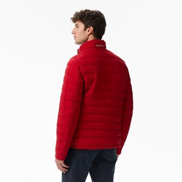  Nautica Erkek Bej Regular Fit Çift Taraflı Mont