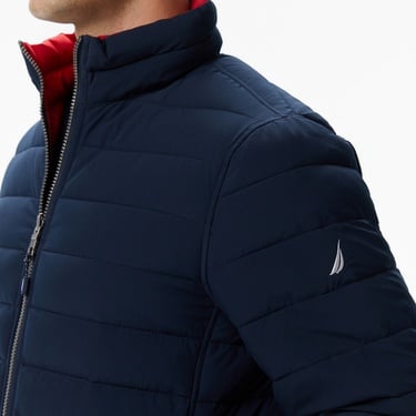  Nautica Erkek Bej Regular Fit Çift Taraflı Mont