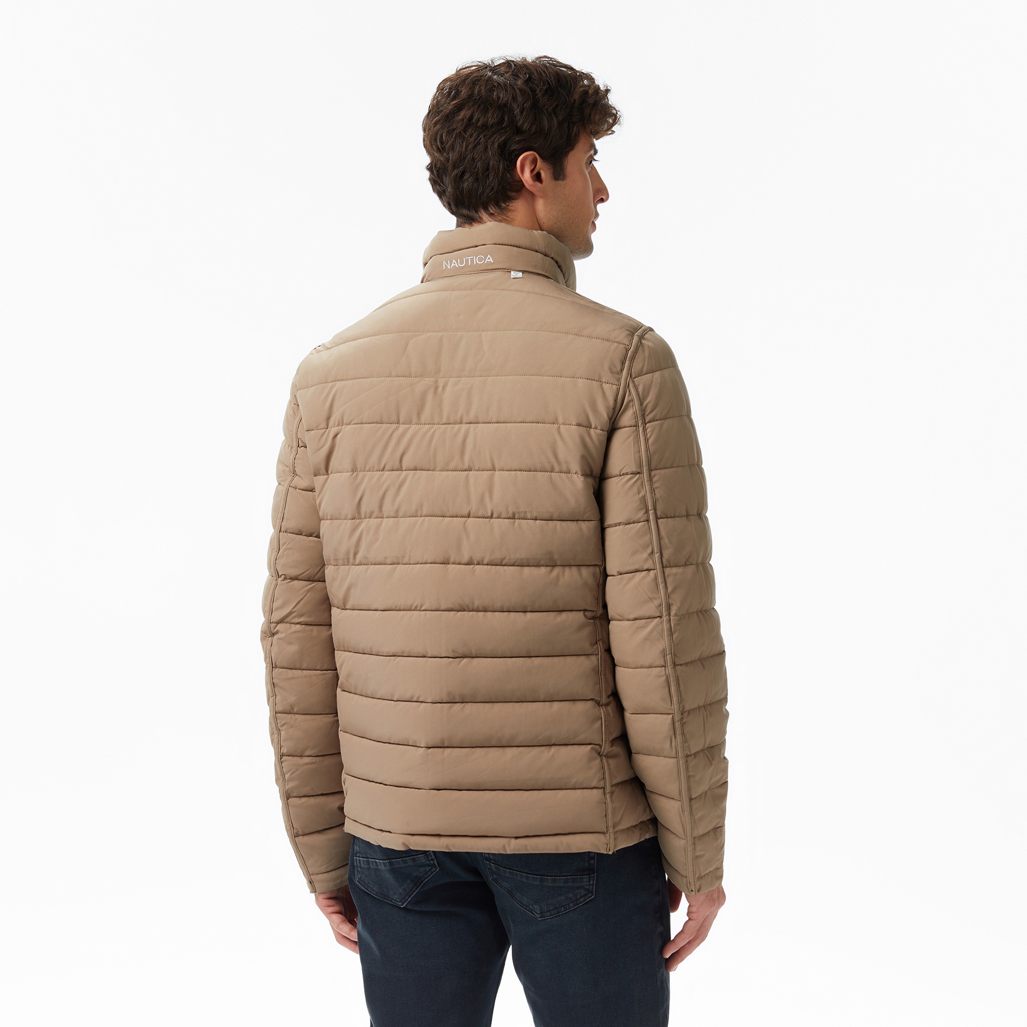 Nautica Erkek Yeşil Regular Fit Çift Taraflı Mont