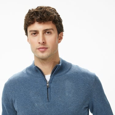  Nautica Erkek Mavi Classic Fit Kazak