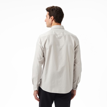  Nautica Erkek Gri Classic Fit Gömlek