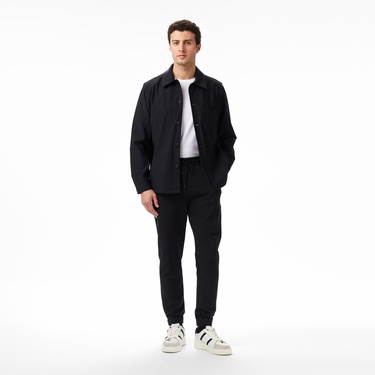  Nautica Erkek Siyah Classic Fit Eşofman Altı