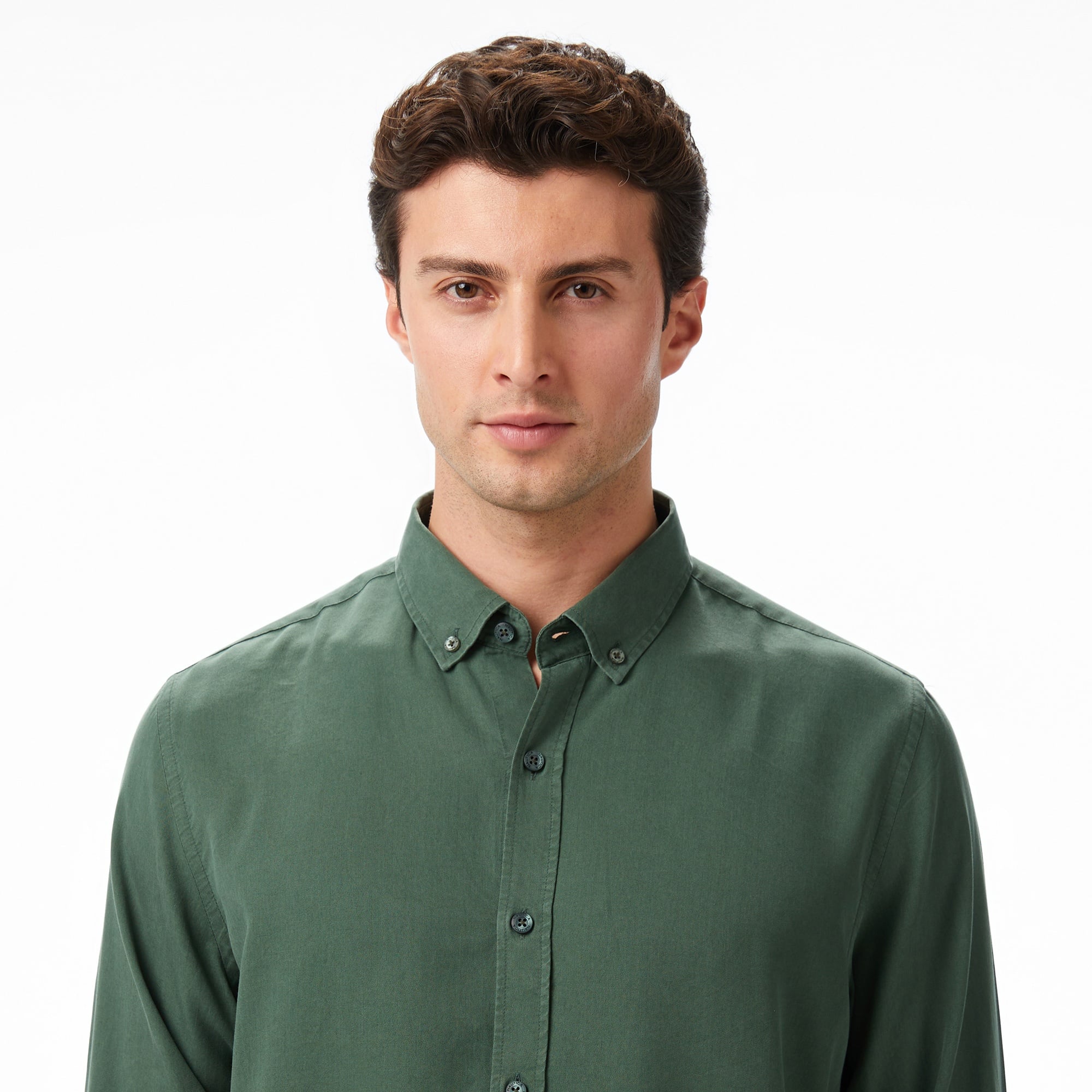 Nautica Erkek Yeşil Classic Fit Gömlek