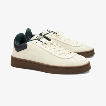  Lacoste Baseshot Premium Erkek Açık Kahverengi Sneaker