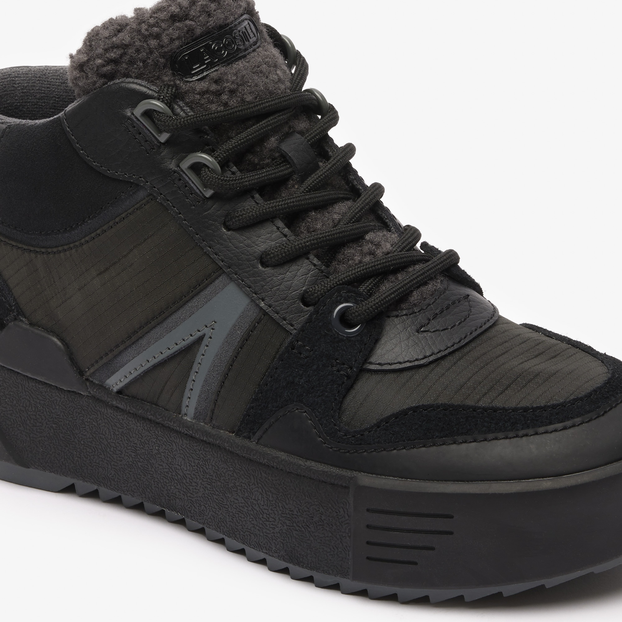 Lacoste L002 Winter Mid Kadın Siyah Bot