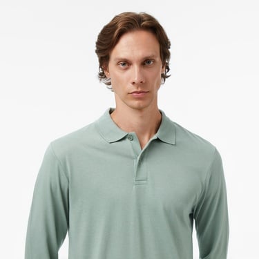  Nautica Erkek Yeşil Classic Fit Polo Yaka T-Shirt