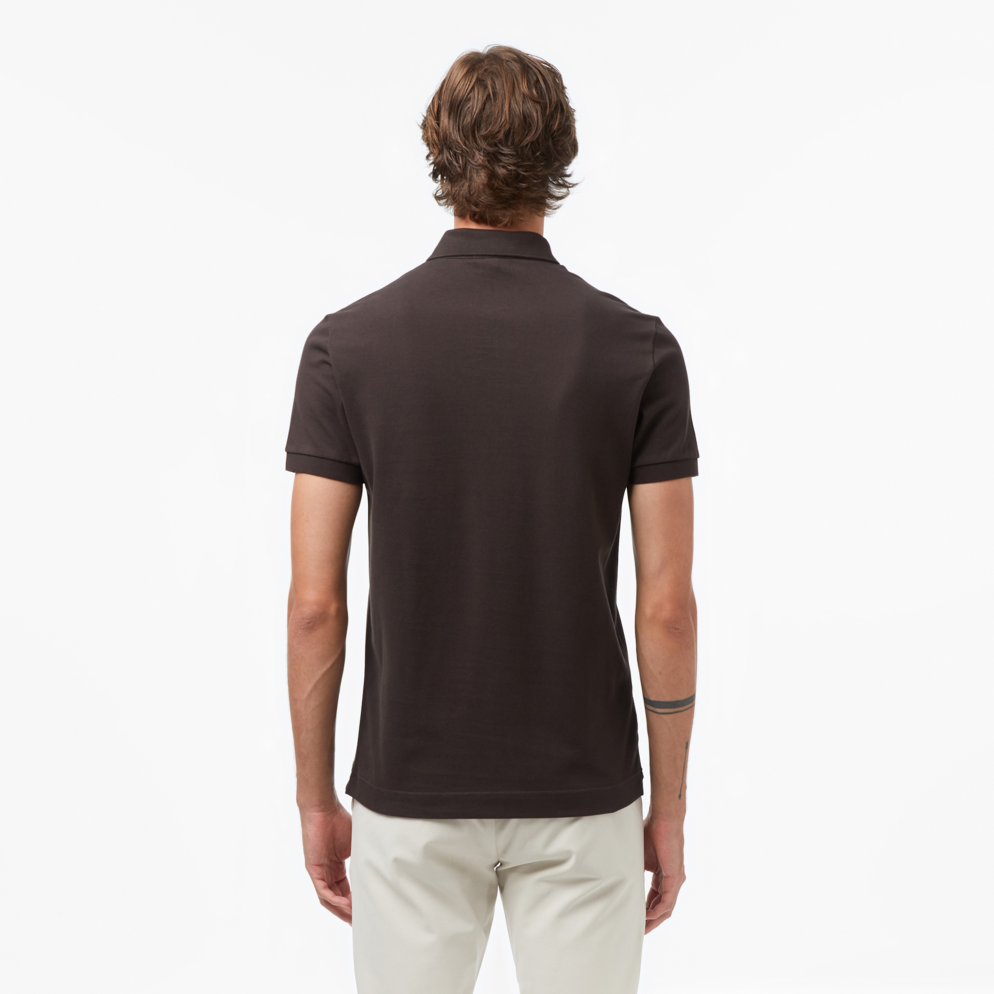 Lacoste Paris Erkek Regular Fit Kahverengi Polo