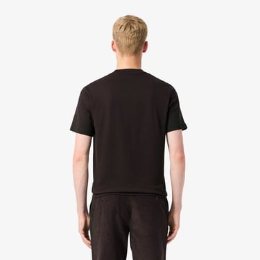  Lacoste Erkek Classic Fit Bisiklet Yaka Kahverengi T-Shirt