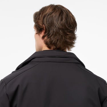  Erkek Kapüşonlu Siyah Yağmurluk