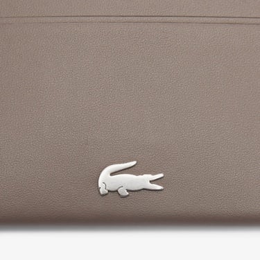  Lacoste FG Erkek Deri Açık Kahverengi Kartlık