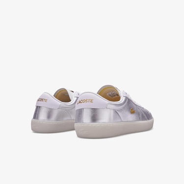  Lacoste Baseshot Pro Kadın Gri Sneaker