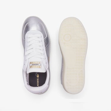  Lacoste Baseshot Pro Kadın Gri Sneaker