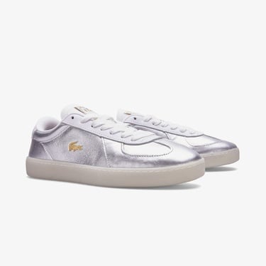  Lacoste Baseshot Pro Kadın Gri Sneaker