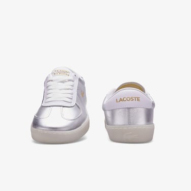  Lacoste Baseshot Pro Kadın Gri Sneaker