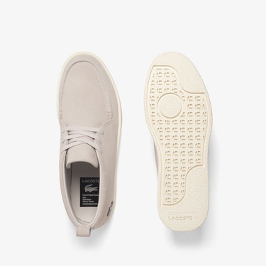  Lacoste Baseshot Chukka Erkek Krem Bot