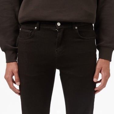  Lacoste Erkek Slim Fit Kahverengi Jean Pantolon