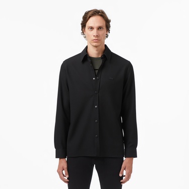  Lacoste Erkek Regular Fit Siyah Gömlek