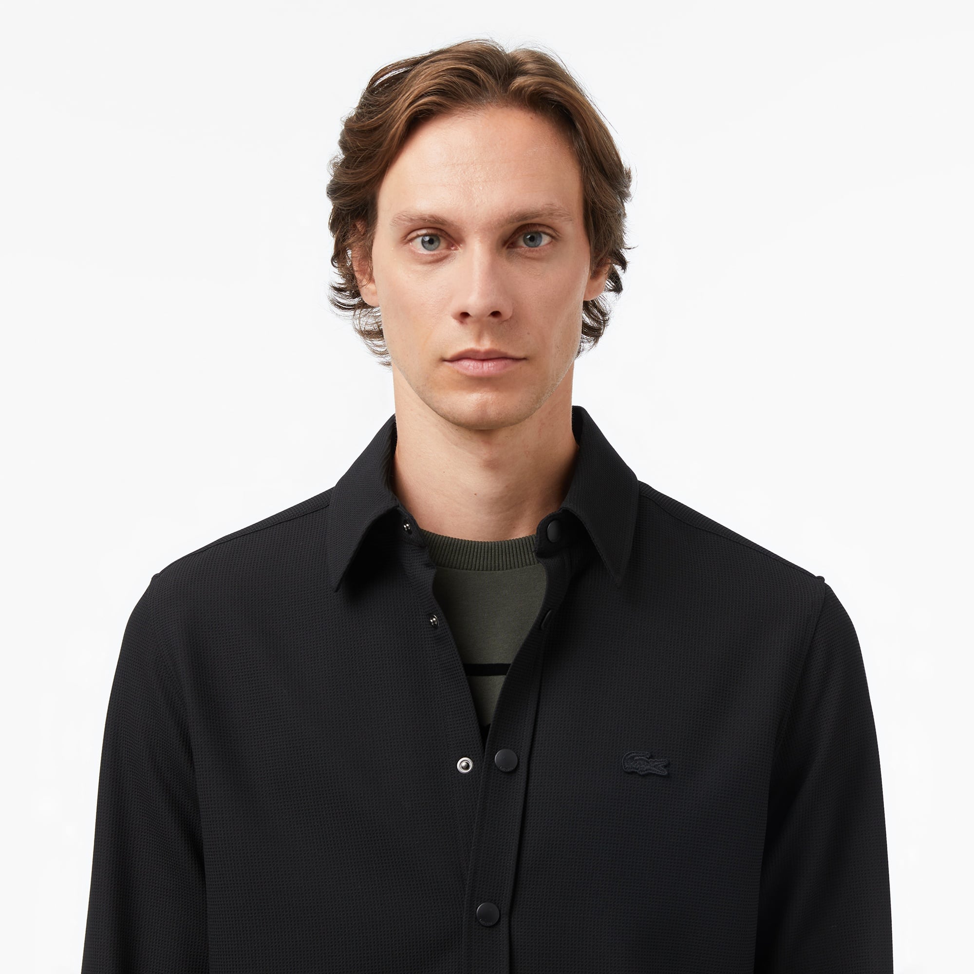 Lacoste Erkek Regular Fit Siyah Gömlek