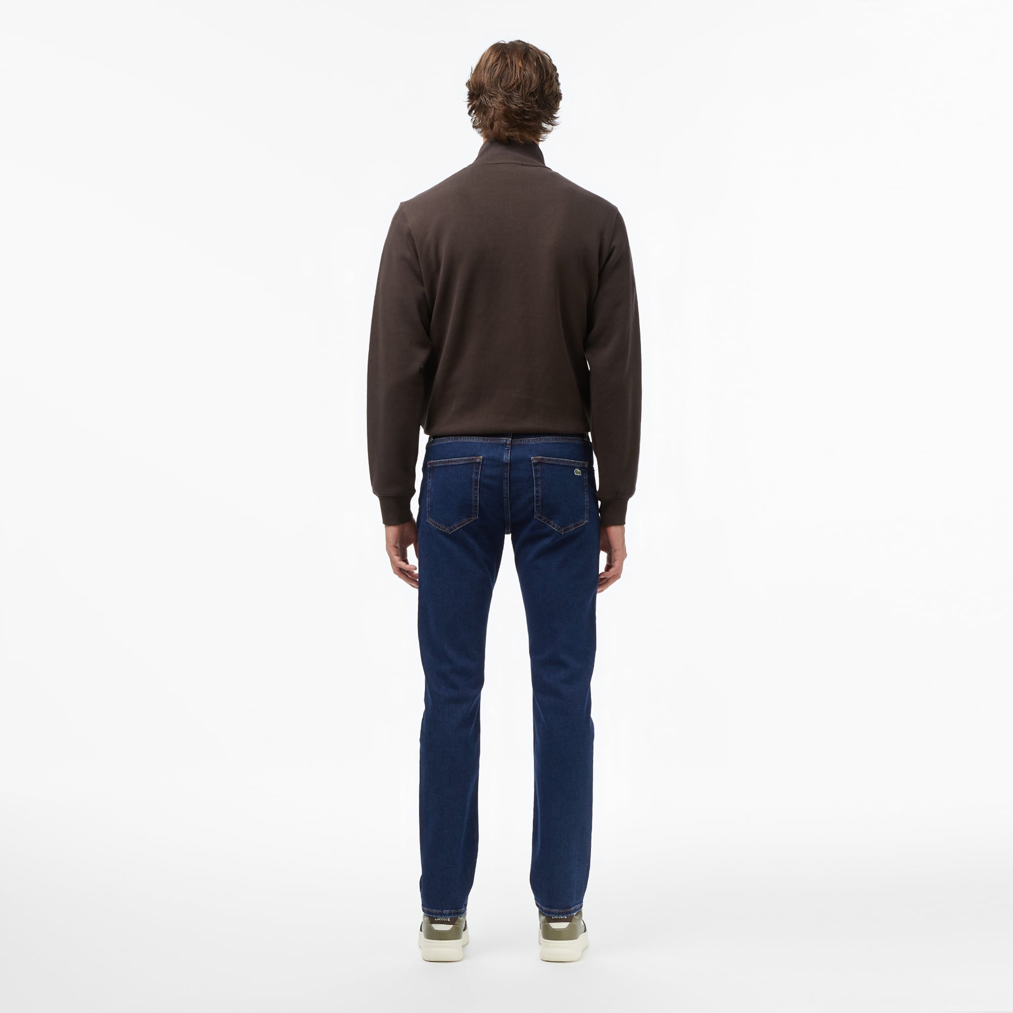 Lacoste Erkek Regular Fit Lacivert Jean Pantolon