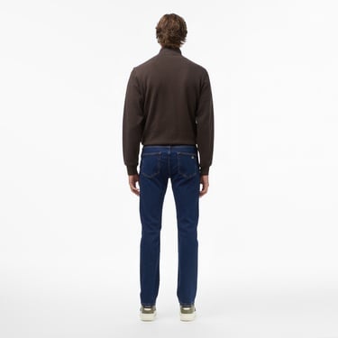  Lacoste Erkek Regular Fit Lacivert Jean Pantolon