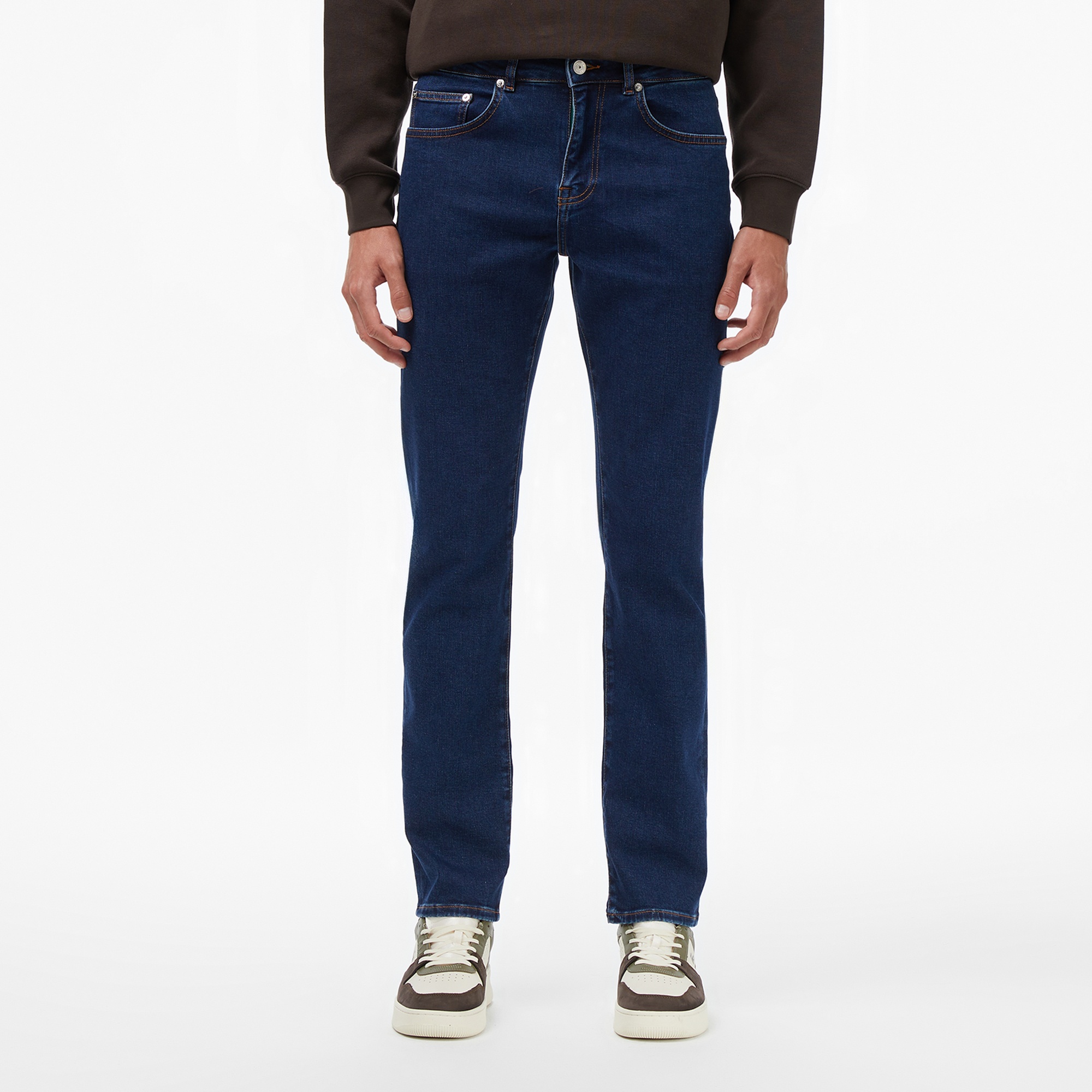 Lacoste Erkek Regular Fit Lacivert Jean Pantolon
