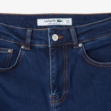  Lacoste Erkek Regular Fit Lacivert Jean Pantolon