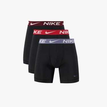  Nike Brief 3' lü Erkek Siyah Boxer