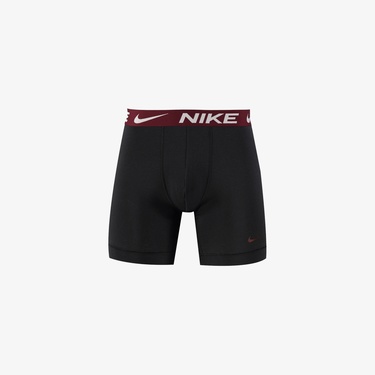  Nike Brief 3' lü Erkek Siyah Boxer