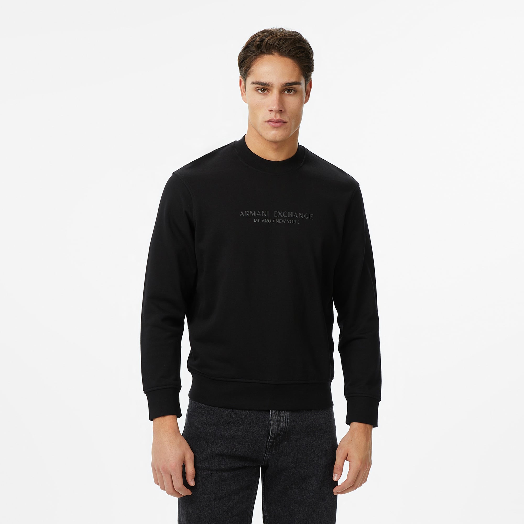 Armani Exchange Erkek Siyah Sweatshirt