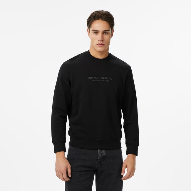  Armani Exchange Erkek Siyah Sweatshirt