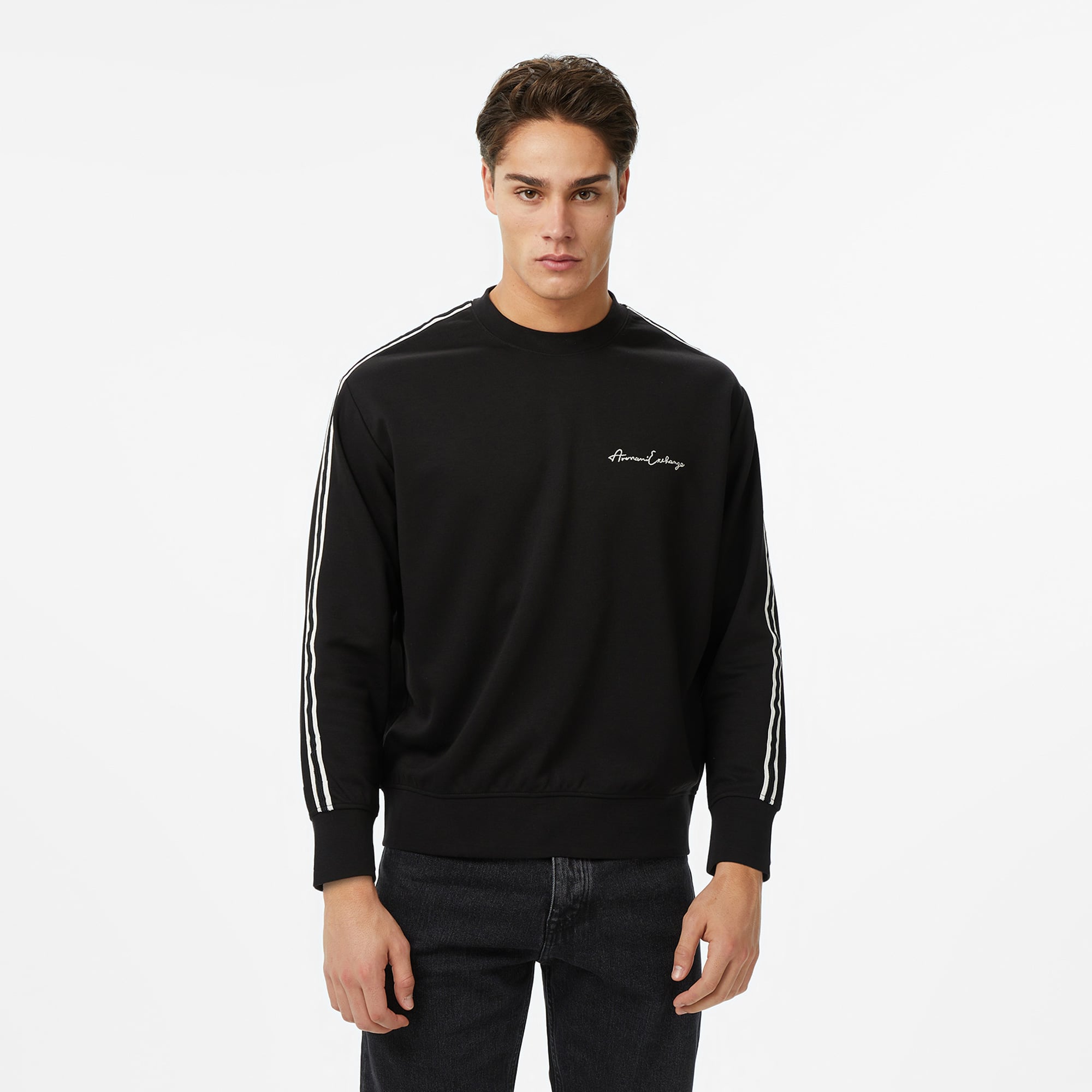  Armani Exchange Erkek Siyah Sweatshirt