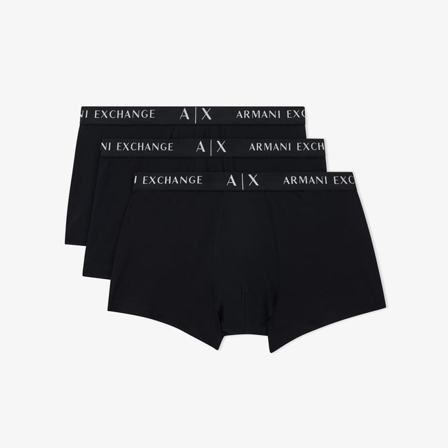  Armani Exchange Erkek Siyah Boxer