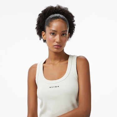  UNITED4 Kadın Beyaz Atlet
