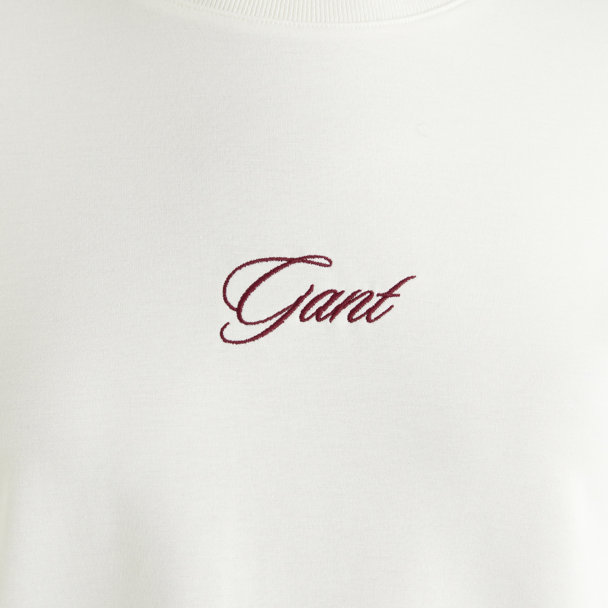 GANT Kadın Krem Relaxed Fit T-Shirt