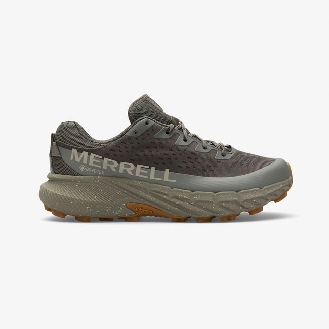  Merrell Agility Peak 5 Gore-Tex Erkek Gri Koşu Ayakkabısı