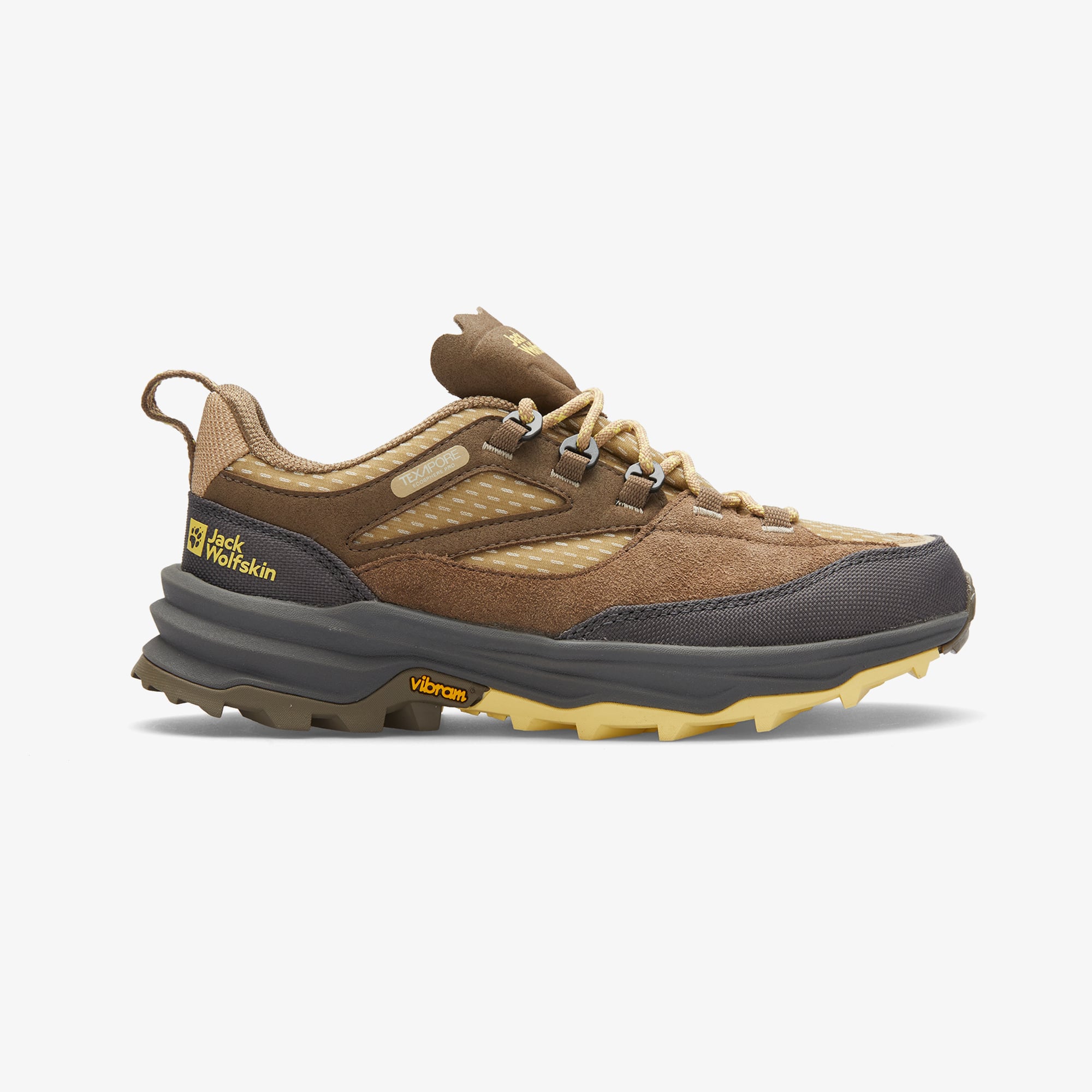  Jack Wolfskin Cyrox Texapore Low Kadın Krem Outdoor Ayakkabı