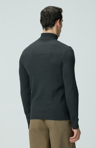  Network Erkek Antrasit Balıkçı Yaka Triko Kazak