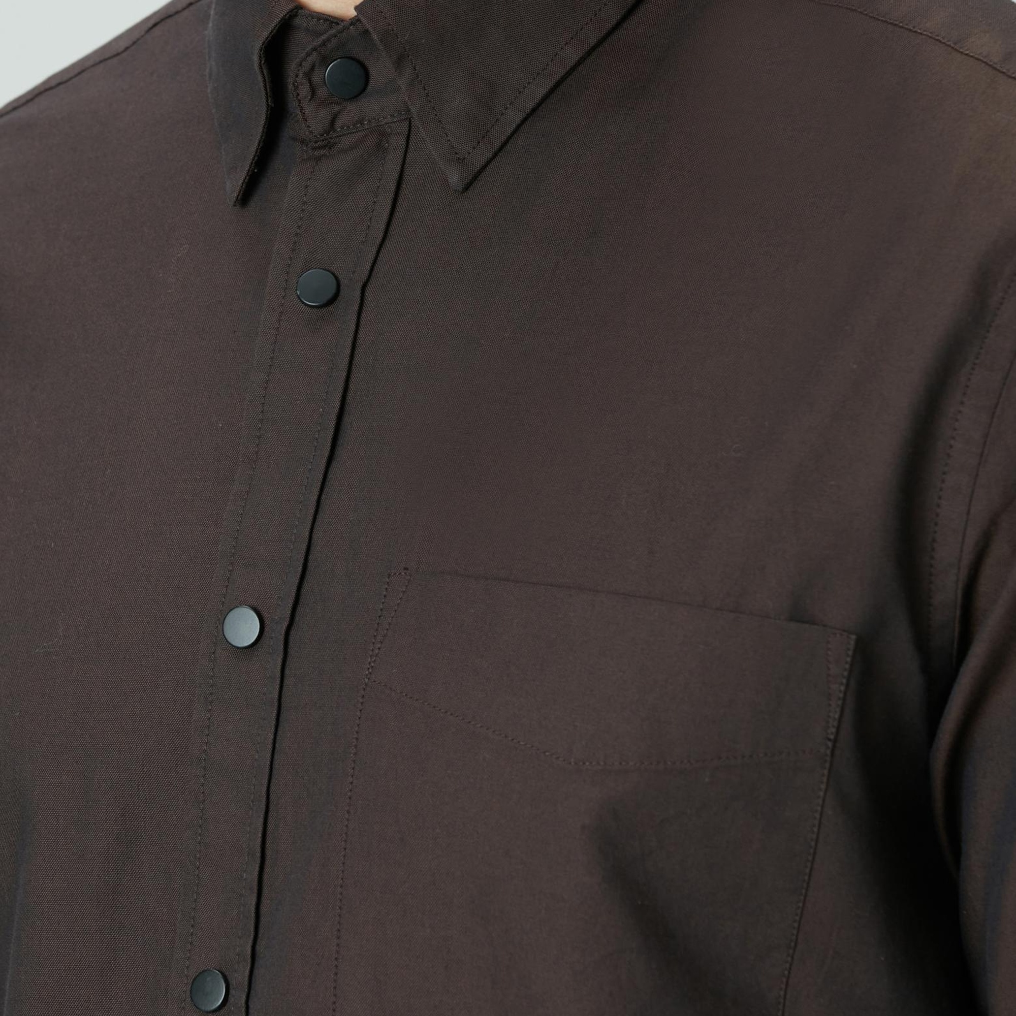 Network Erkek Kahverengi Oxford Gömlek