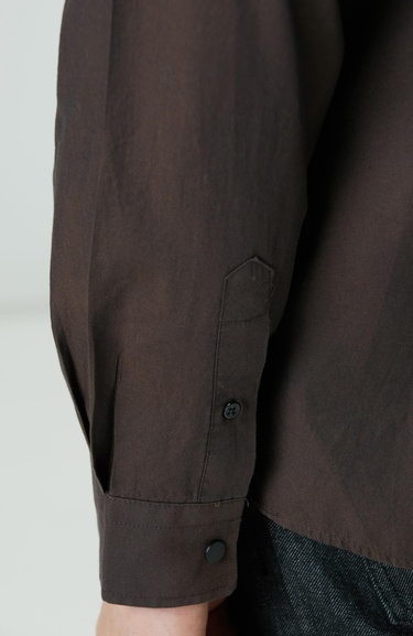  Network Erkek Kahverengi Oxford Gömlek