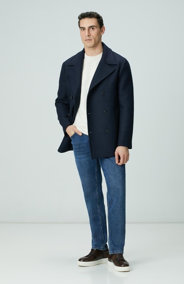  Network Erkek Limited Kırık Beyaz Yün Kaşmir Karışımlı Triko