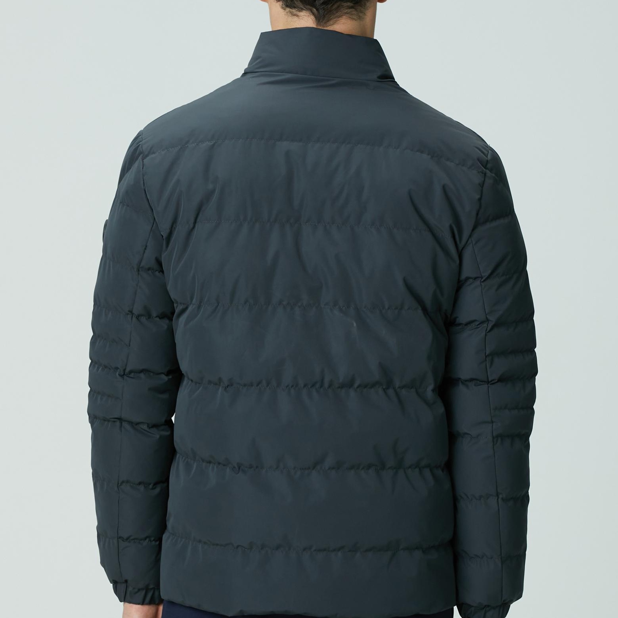 Network Erkek Antrasit Cep Detaylı Ray Kapitone Mont