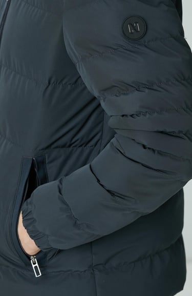  Network Erkek Antrasit Cep Detaylı Ray Kapitone Mont