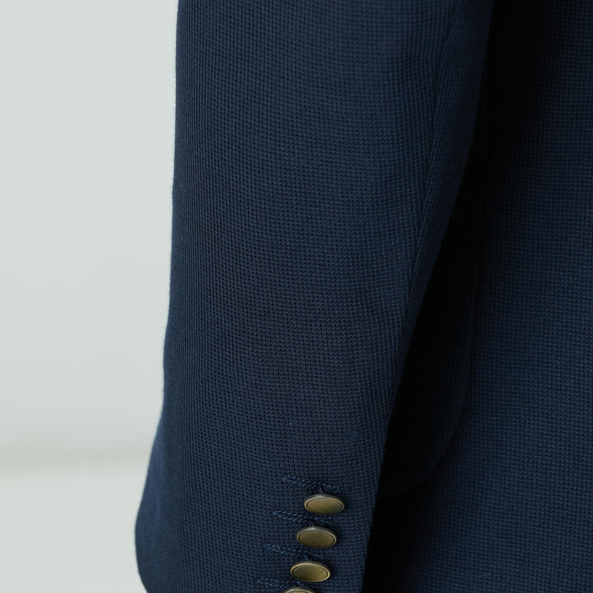 Network Erkek Lacivert Armürlü Ceket