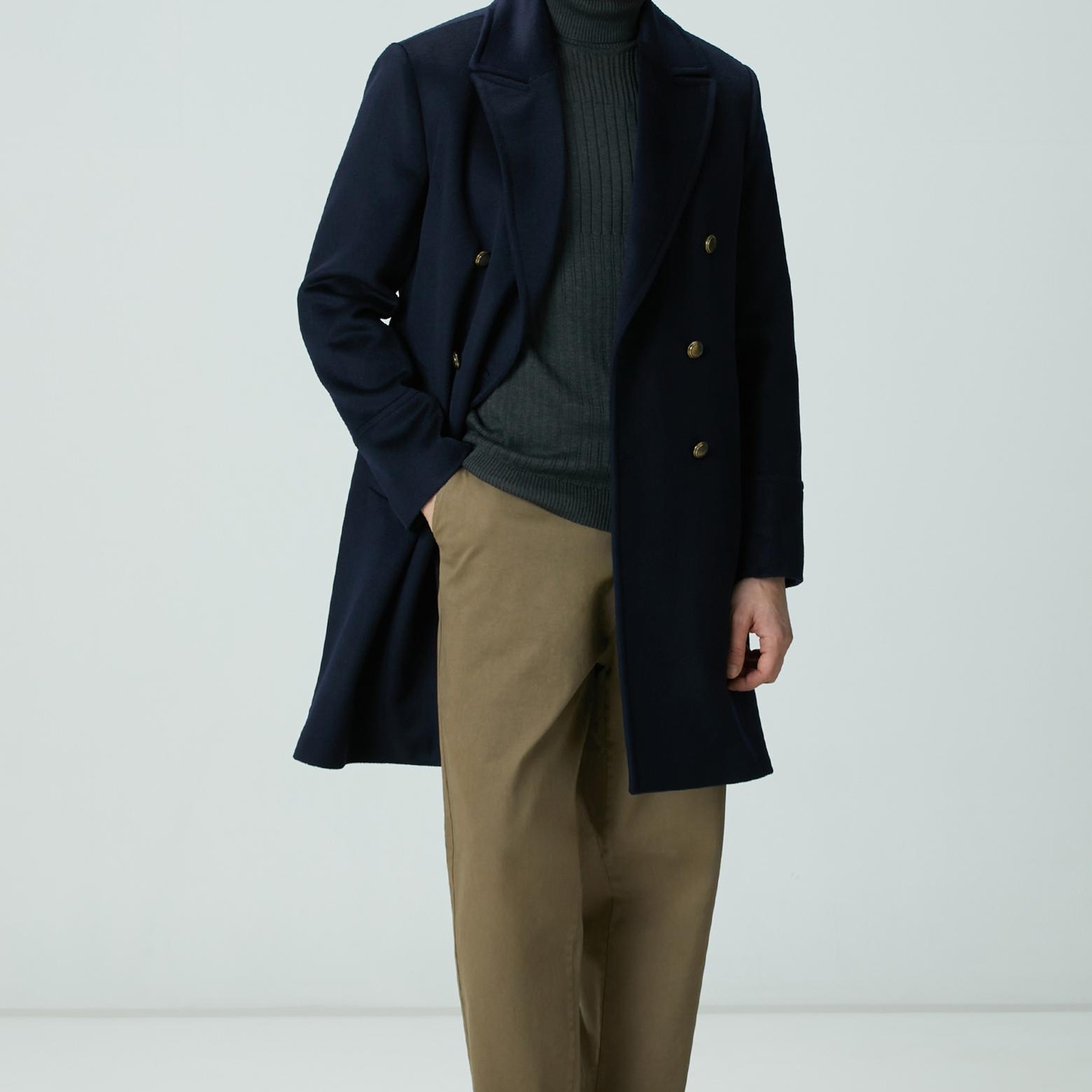 Network Erkek Antrasit Balıkçı Yaka Triko Kazak