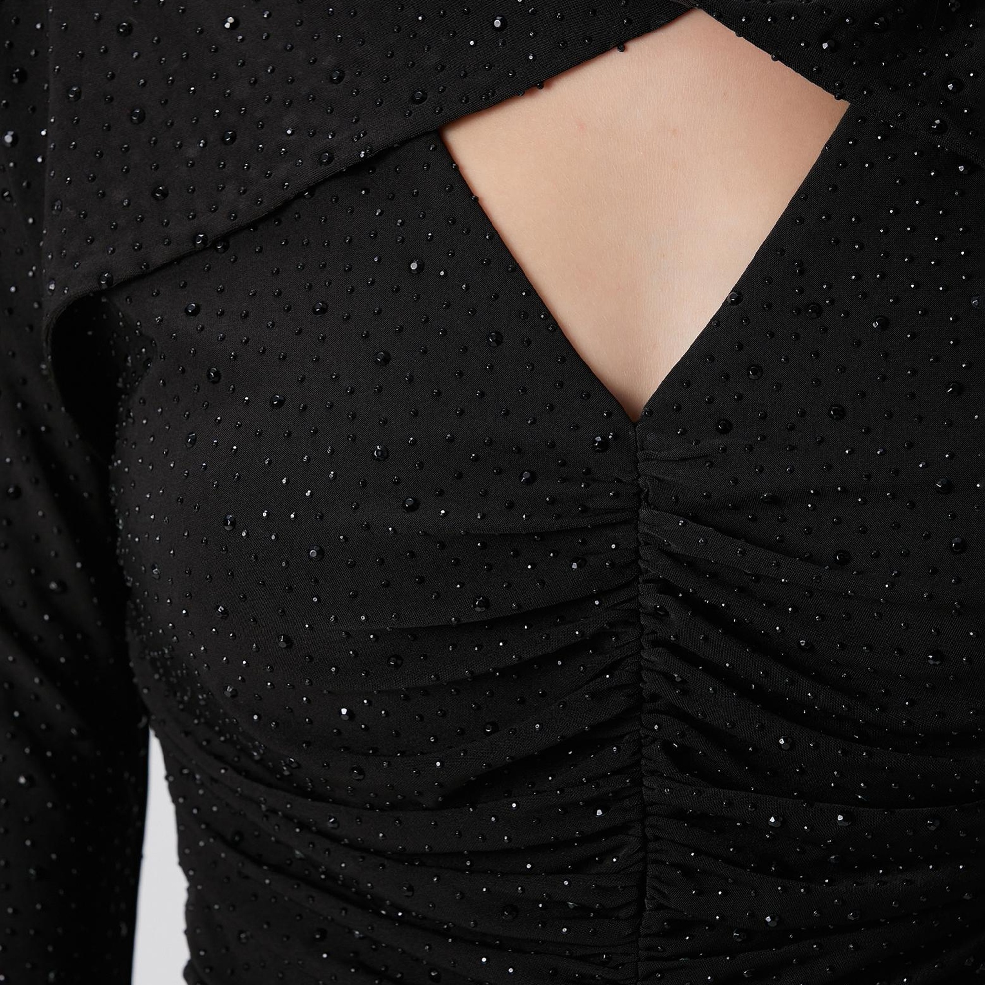 Network Kadın Siyah Bodysuit