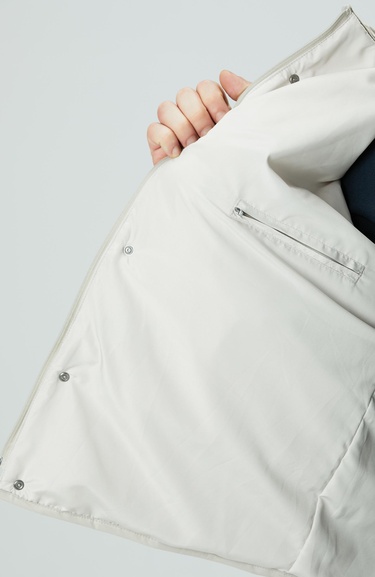  Network Erkek Bej Yan Cep Detaylı Kapitone Coat Ceket