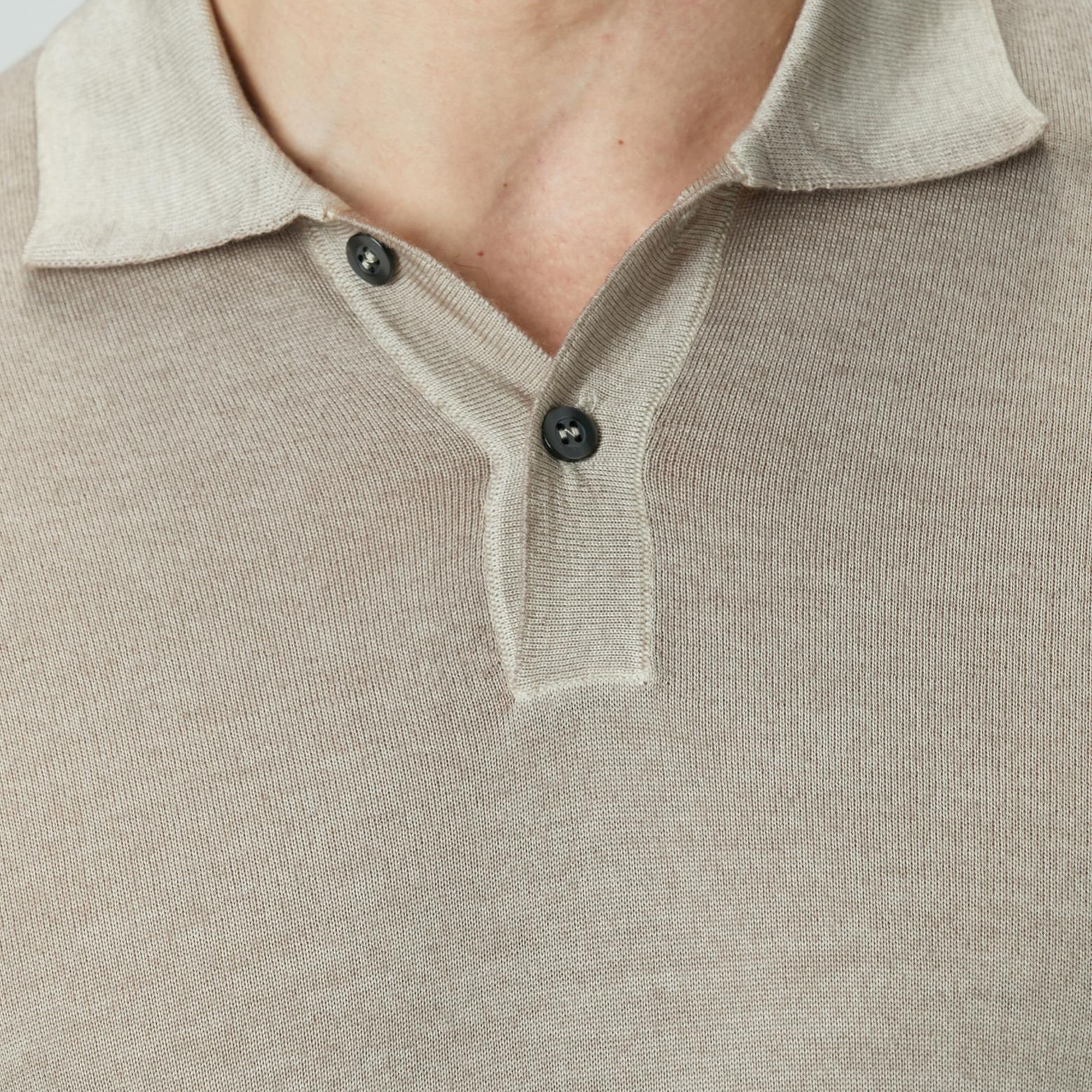 Network Erkek Limited Bej Melanj Yün Triko Kazak