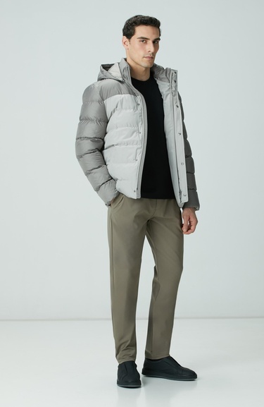  Network Erkek Siyah Bisiklet Yaka Jakarlı T-shirt