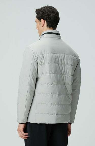  Network Erkek Taş Su Geçirmez Fermuarlı Casual Kaban